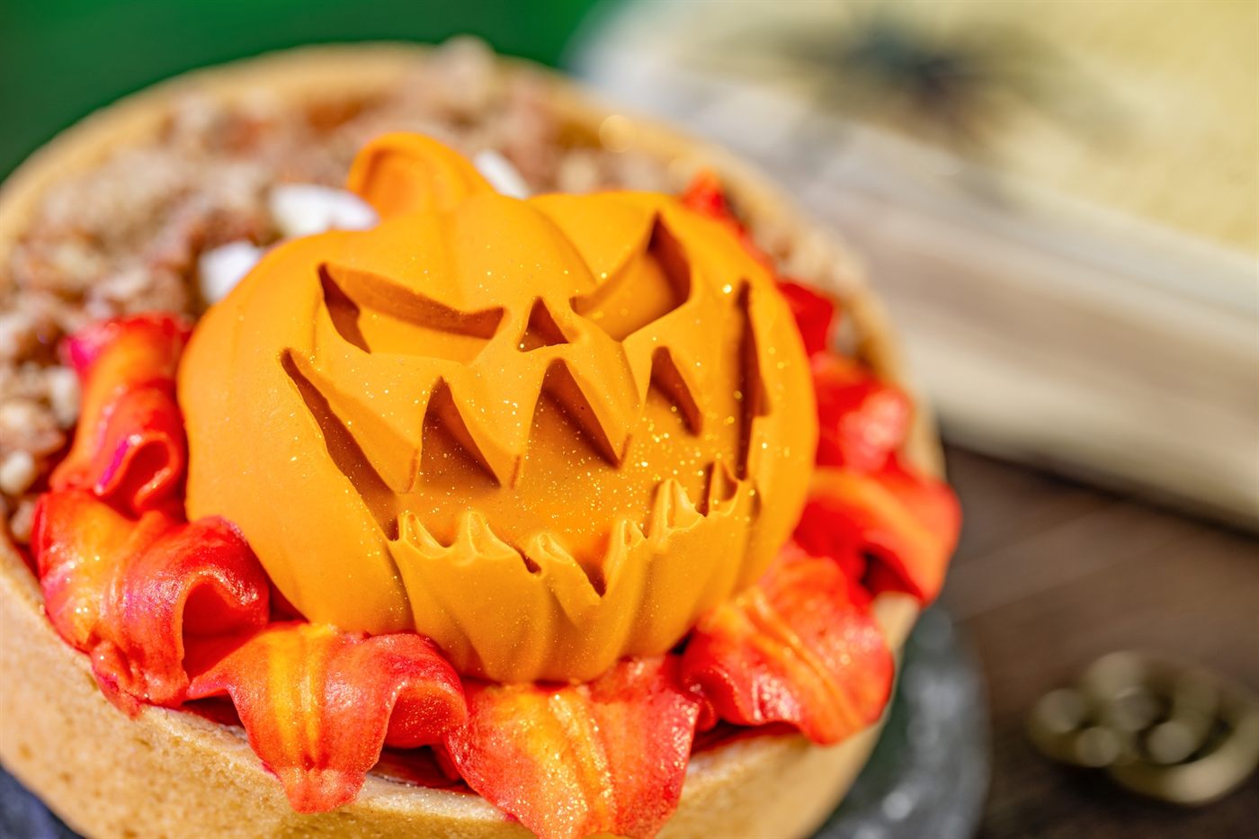 Headless Horseman Treat: tortinha de abóbora com chamas de marshmallow, novidade da Halloween Party 2026